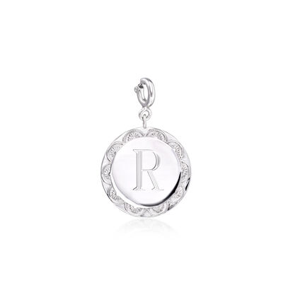 Sterling Silver Personalized Disc Charm