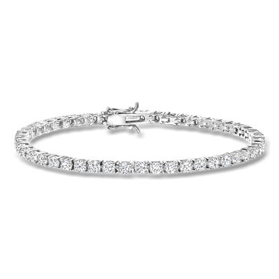 5.00 ct. t.w. CZ Tennis Bracelet in Sterling Silver