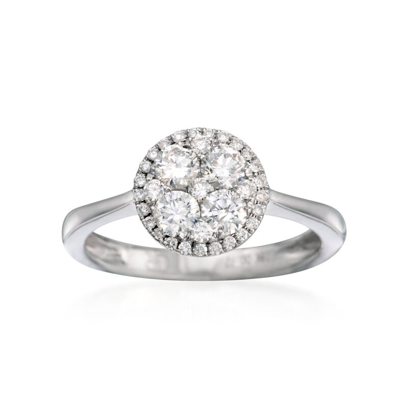 Gregg Ruth .66 ct. t.w. Diamond Ring in 18kt White Gold image number 0