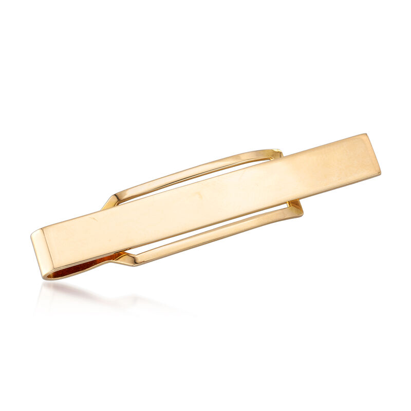 C. 1970 Vintage Tiffany Jewelry Men's Money Clip in 14kt Yellow Gold image number 0