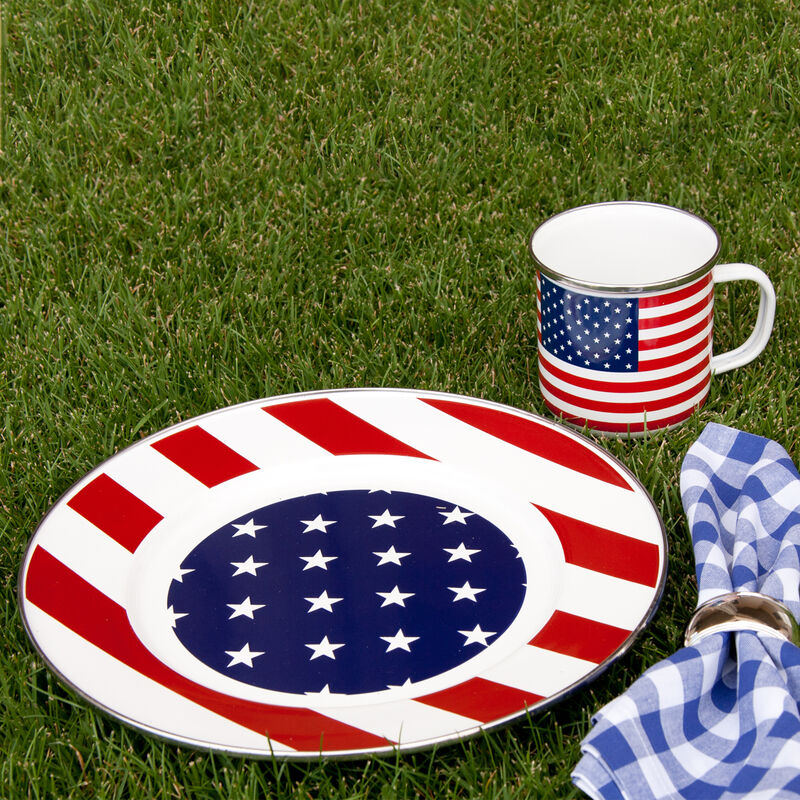 Golden Rabbit &quot;Stars and Stripes&quot; Dinnerware image number 3
