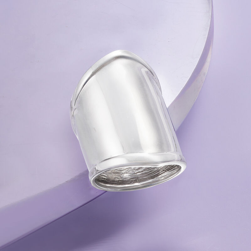 Sterling Silver Wide Polished Ring image number 5