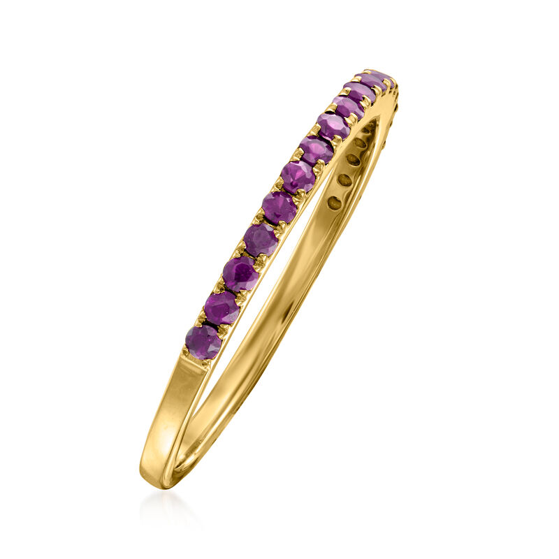 .20 ct. t.w. Amethyst Ring in 14kt Yellow Gold image number 2