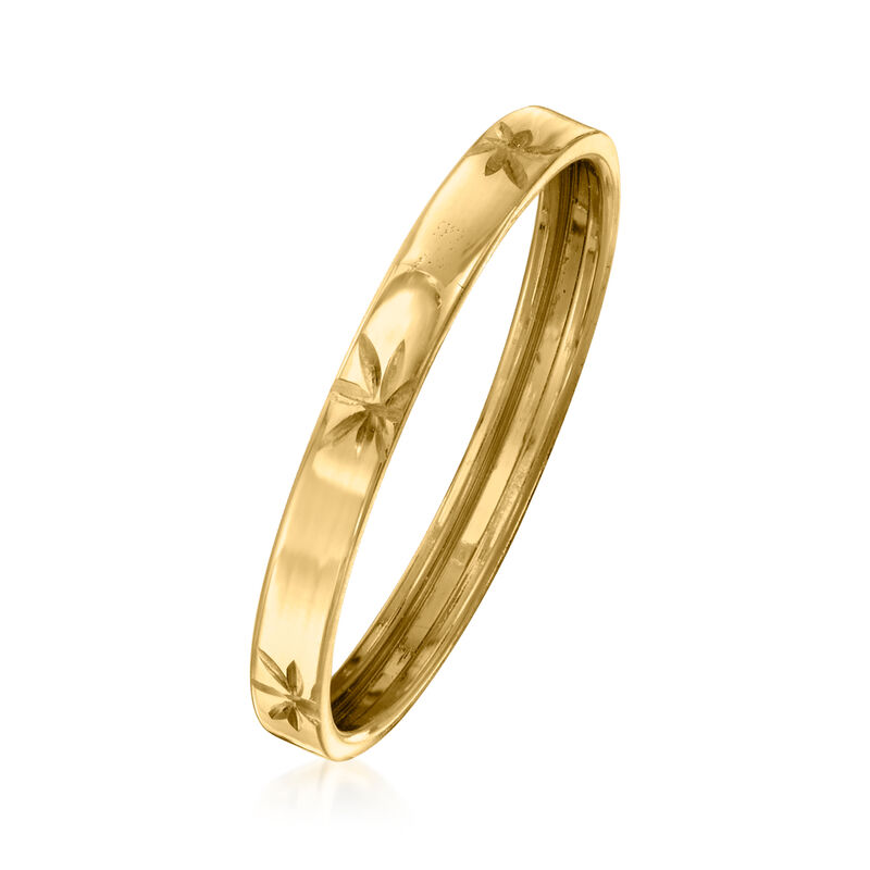 Italian 14kt Yellow Gold Starburst Ring image number 1