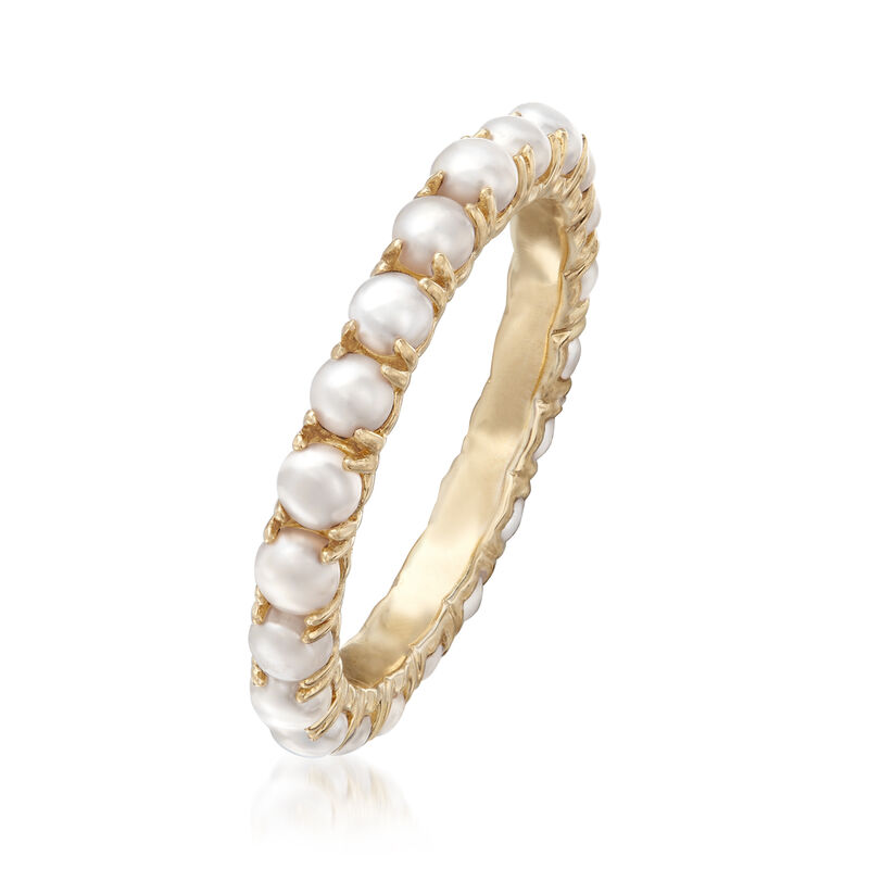2.75-3mm Cultured Pearl Ring in 14kt Yellow Gold image number 2