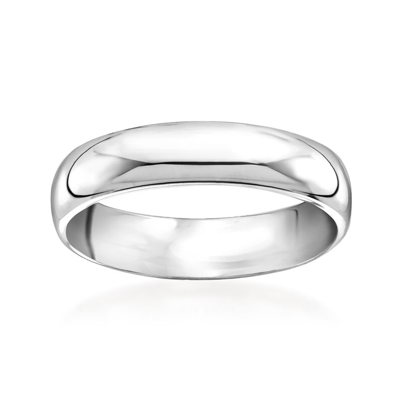Men's 5mm Platinum Wedding Band image number 0