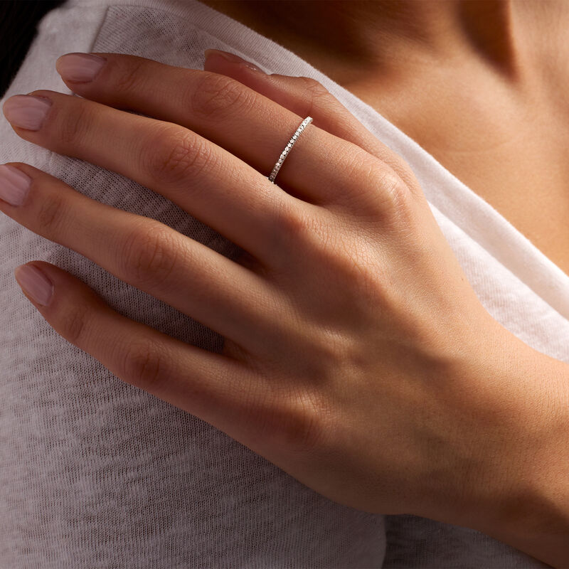 .15 ct. t.w. Diamond Eternity Band in Sterling Silver image number 4