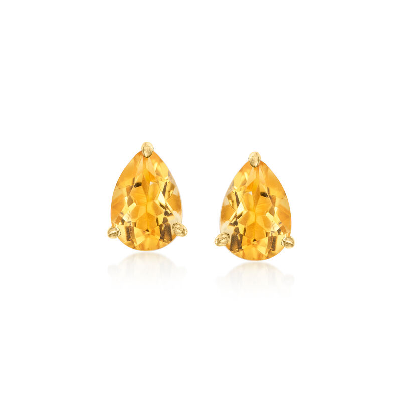 8.25 ct. t.w. Citrine Jewelry Set: Earrings and Ring in 18kt Gold Over Sterling image number 5