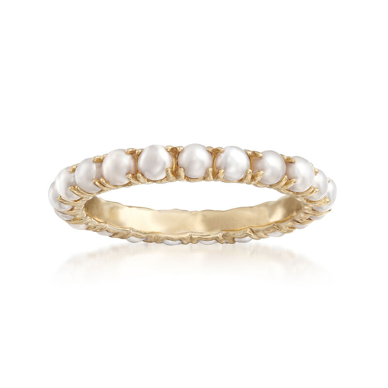 2.75-3mm Cultured Pearl Ring in 14kt Yellow Gold image number 0