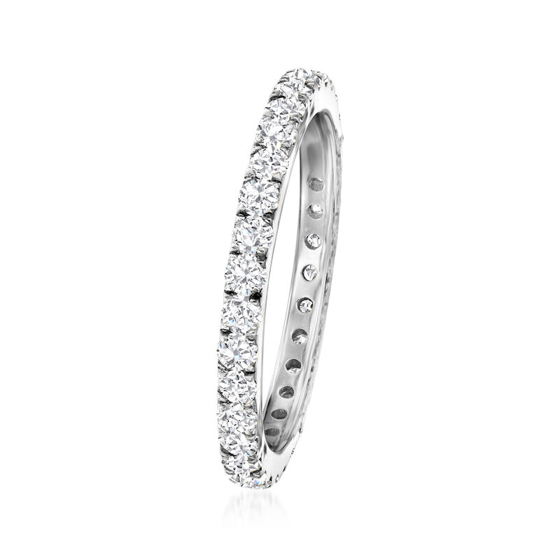 1.00 ct. t.w. Diamond Eternity Band in 14kt White Gold image number 2