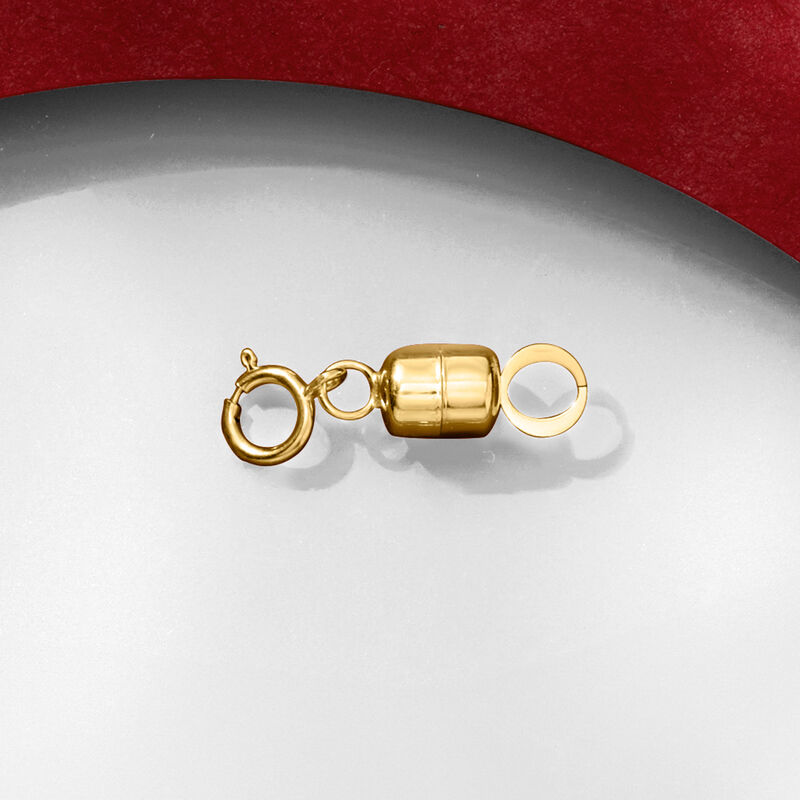 Italian 18kt Yellow Gold Magnetic Clasp Converter image number 4