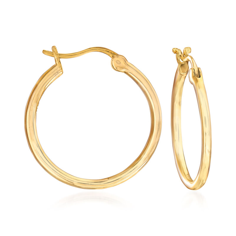 4.80 ct. t.w. Multi-Gemstone Interchangeable Charm Hoop Earrings in 18kt Gold Over Sterling. 1 1/4&quot; image number 5