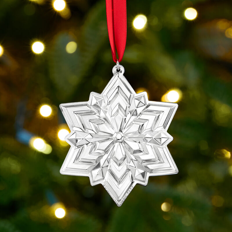 Gorham 2022 Annual Sterling Silver Snowflake Ornament - 53rd Edition image number 2