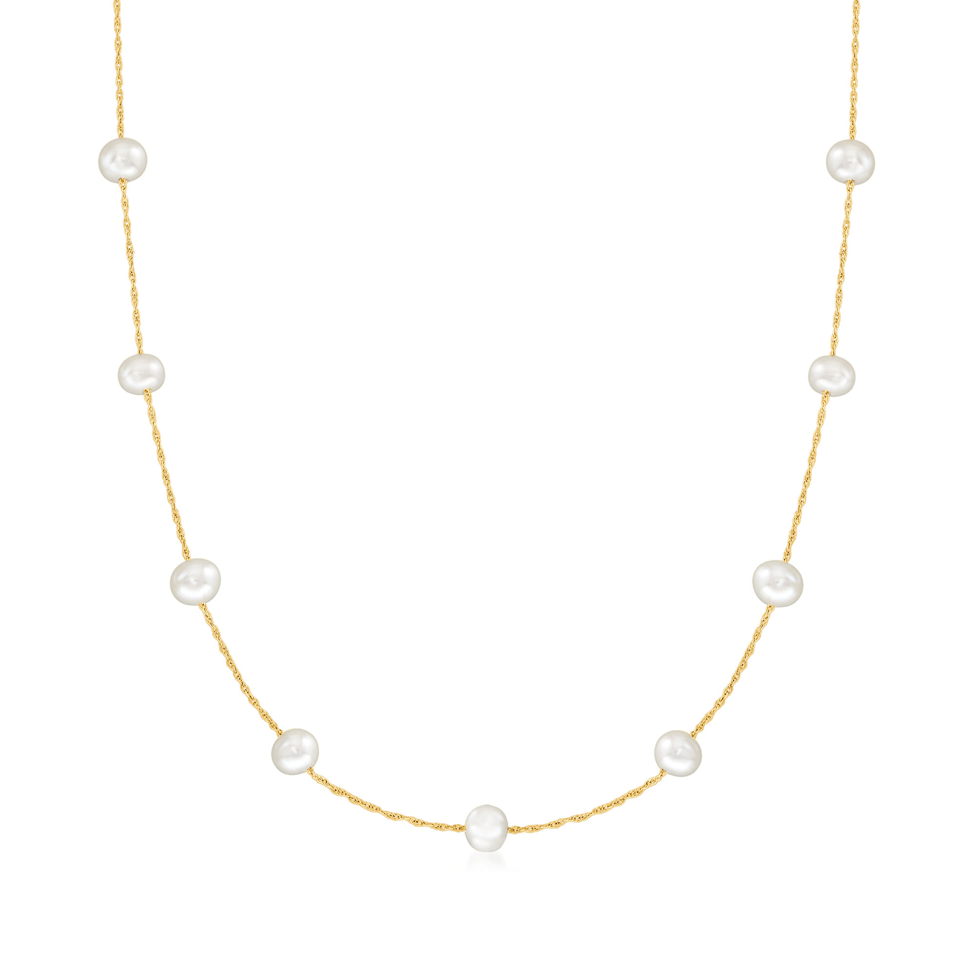 Pearl Station Necklaces