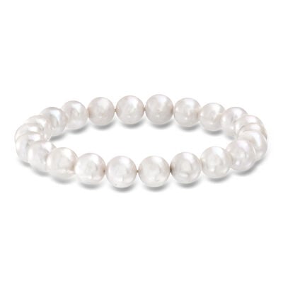 8-8.5mm Cultured Pearl Stretch Bracelet