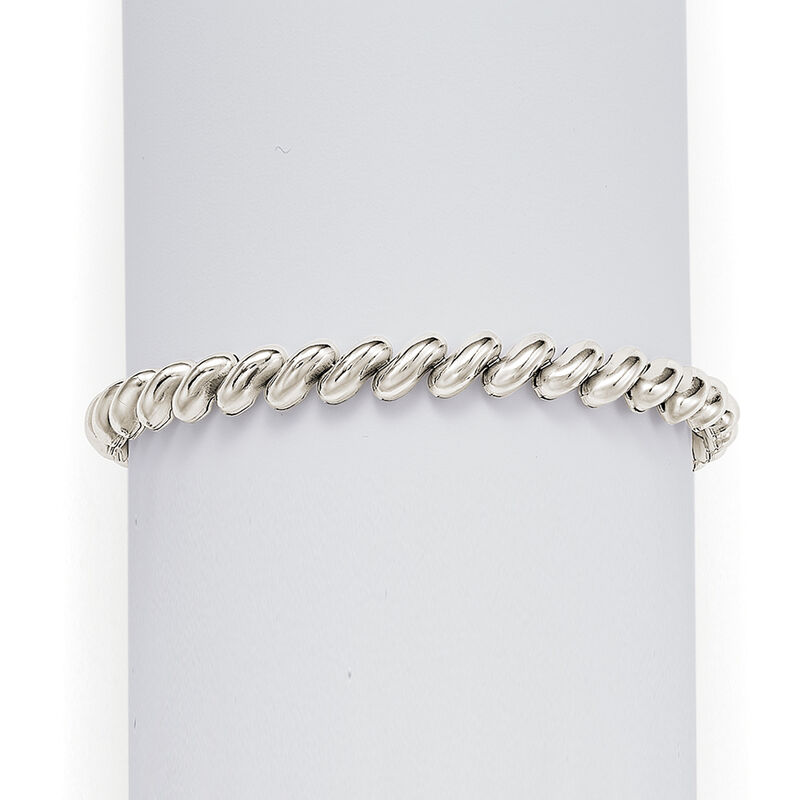 Italian Sterling Silver San Marco Link Bracelet image number 2