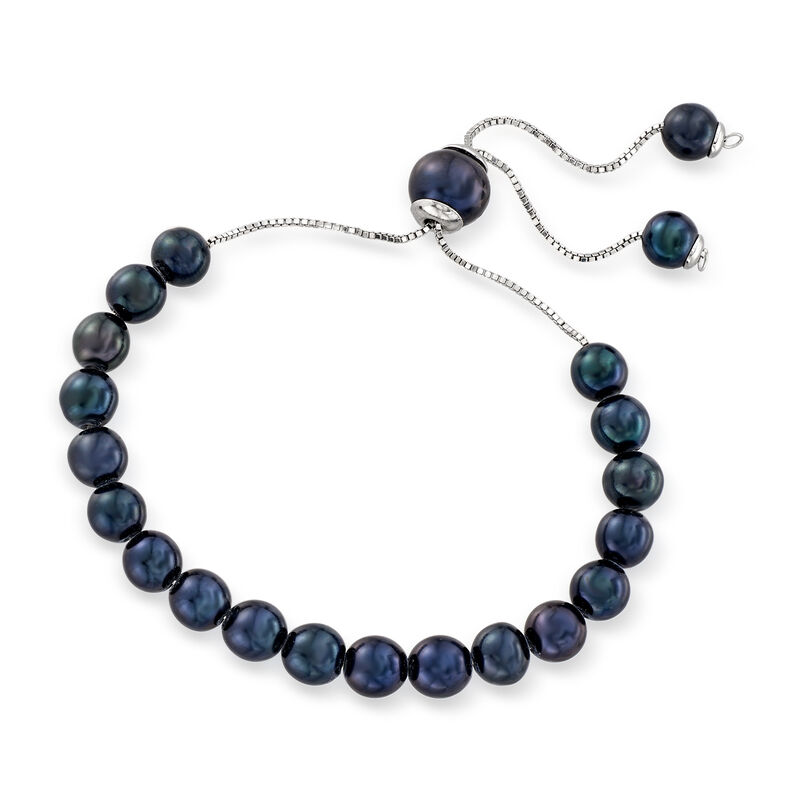 6mm Cultured Pearl and Bead Jewelry Set: Three Bolo Bracelets image number 6