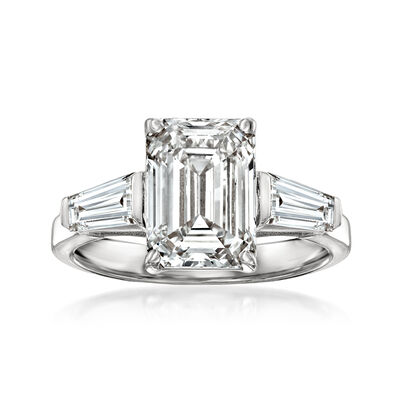 3.50 ct. t.w. Lab-Grown Diamond Ring in 14kt White Gold