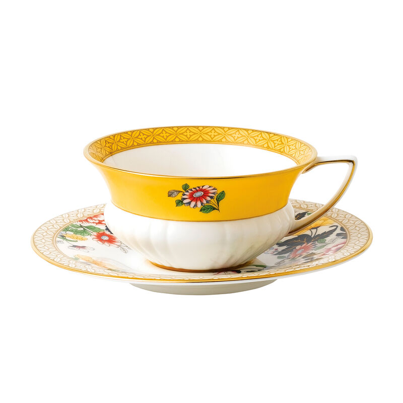 Wedgwood "Wonderlust" Primrose 2-pc. Teacup and Saucer Set image number 0