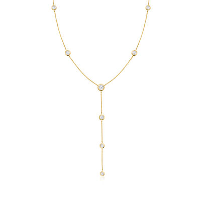 2.00 ct. t.w. Lab-Grown Diamond Y-Necklace in 14kt Yellow Gold