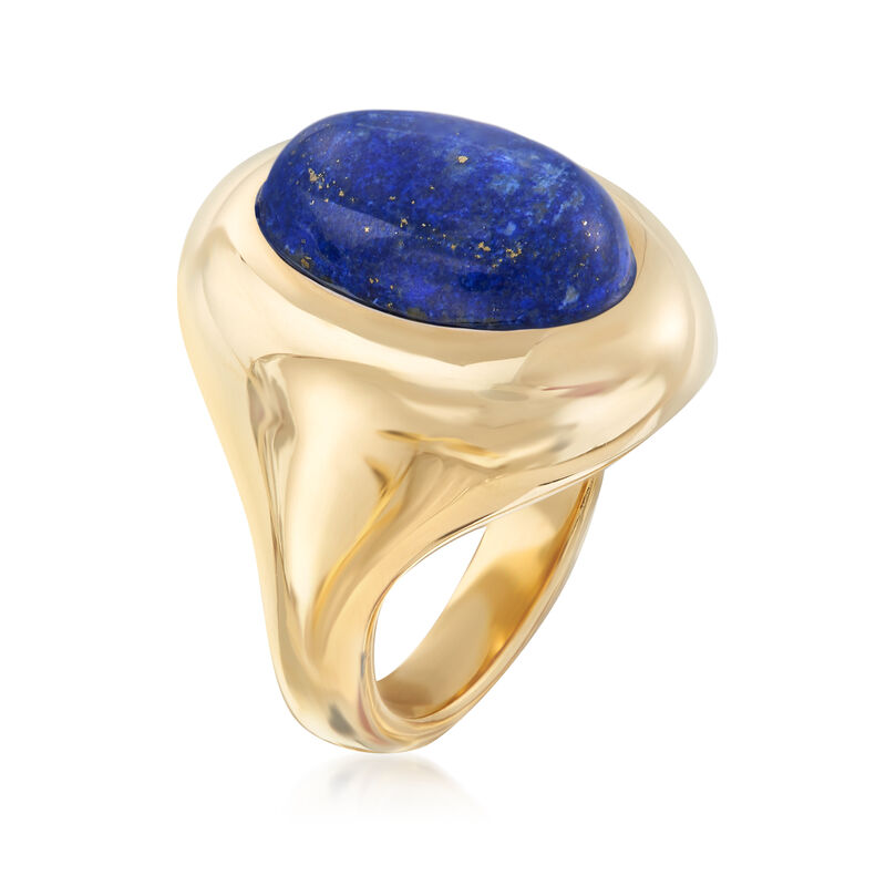 Andiamo Lapis Ring in 14kt Yellow Gold Over Resin image number 2