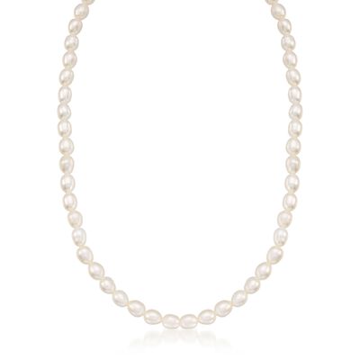 Baby/Children's 4-4.5mm Cultured Pearl Necklace with 14kt Yellow Gold