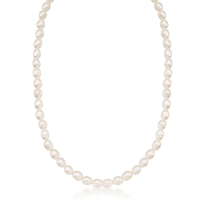 Baby/Children's 4-4.5mm Cultured Pearl Necklace with 14kt Yellow Gold image number 0