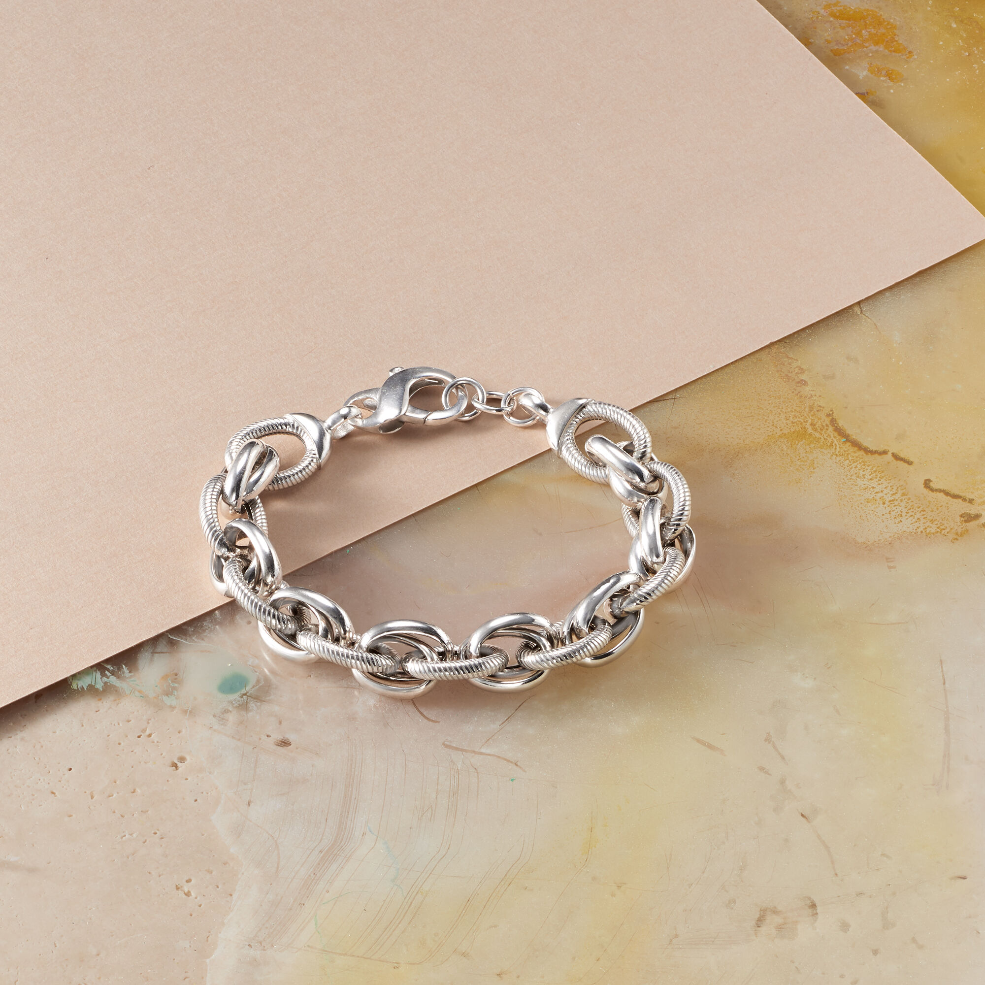 Italian Sterling Silver Wrap Bracelet