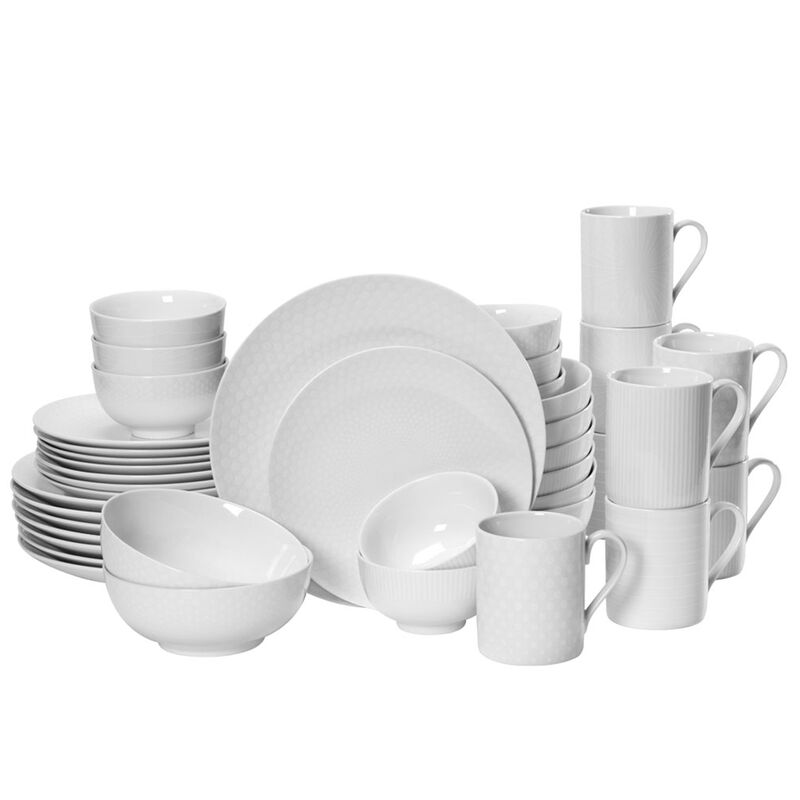 Mikasa &quot;Cheers White&quot; Dinnerware Set image number 1