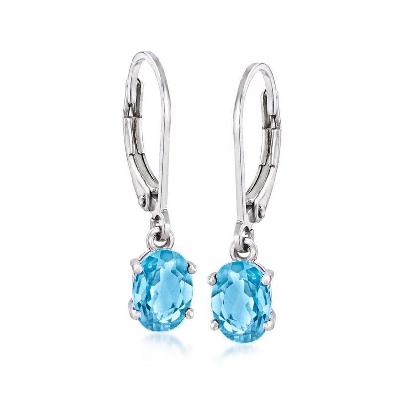 6.70 ct. t.w. Multi-Gemstone Jewelry Set: Four Pairs of Drop Earrings in Sterling Silver  image number 4