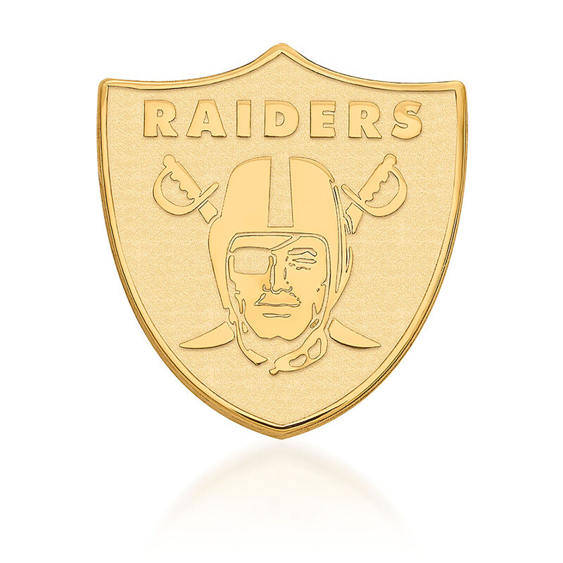 14kt Yellow Gold NFL Oakland Raiders Lapel Pin image number 0