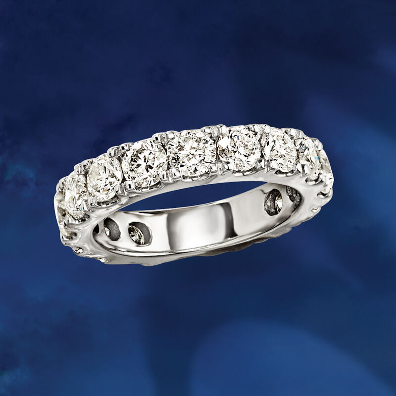4.00 ct. t.w. Diamond Eternity Band in 14kt White Gold image number 5