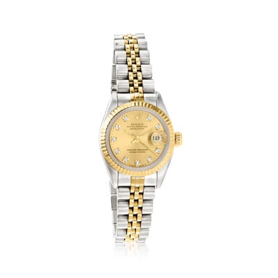 Pre-Owned Rolex Datejust Women's 26mm Automatic Stainless Steel and 18kt Yellow Gold Watch