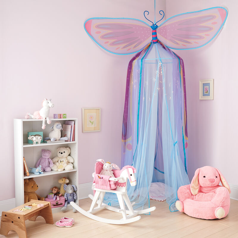 Baby-To-Kids Wooden Convertible Pink Rocking Horse image number 2