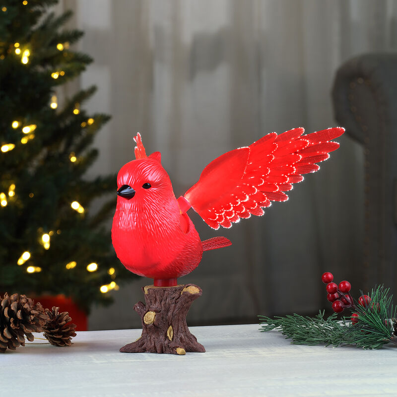 Mr. Christmas Animated Cardinal Tree Topper  image number 5