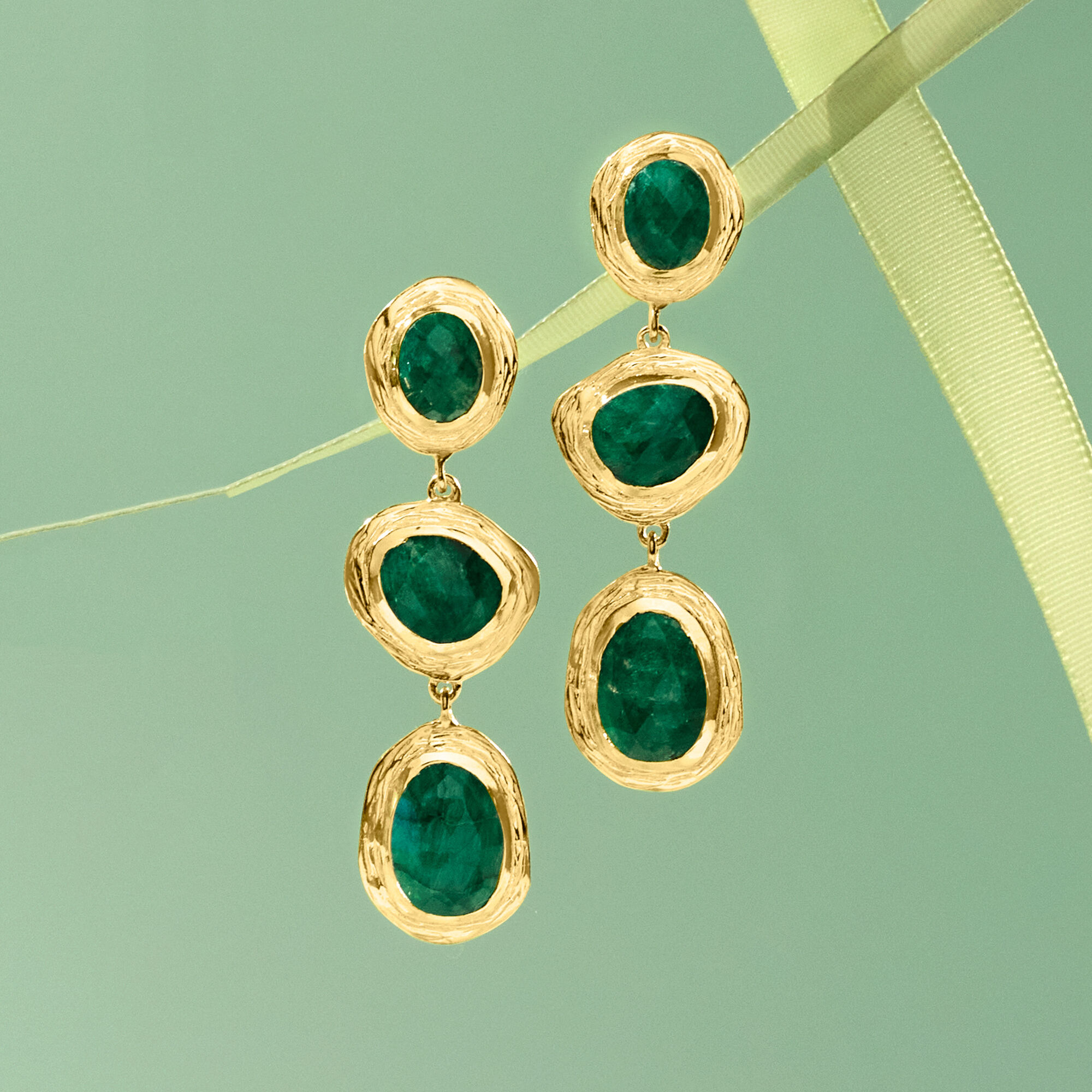 Ross simons emerald earrings cheap
