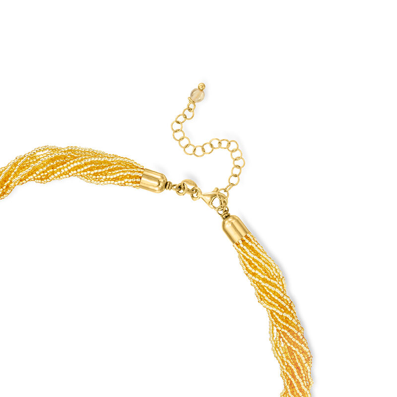 Italian Multicolored Murano Glass Pendant Necklace with 18kt Gold Over Sterling image number 2