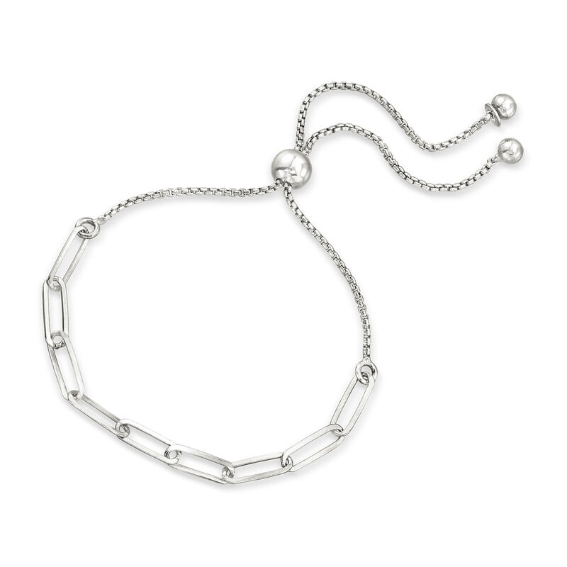 Italian Sterling Silver and 1.58 ct. t.w. CZ Jewelry Set: Three Bolo Bracelets  image number 4