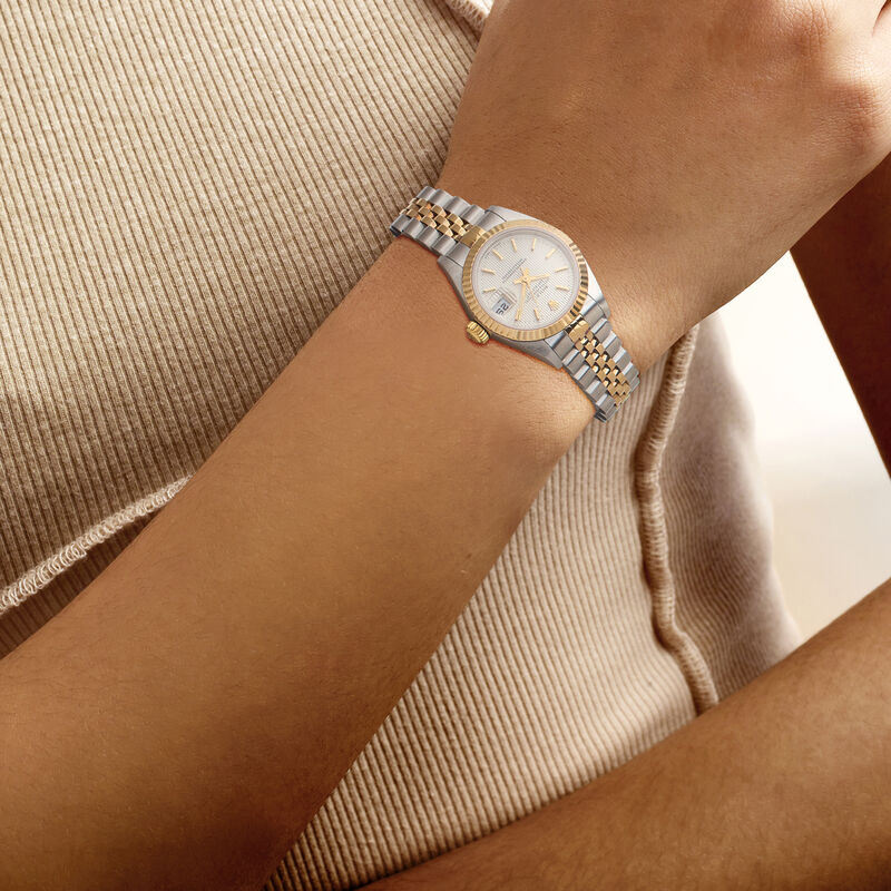 Pre-Owned Rolex Datejust Women's 26mm Automatic Stainless Steel and 18kt Yellow Gold Watch  image number 1