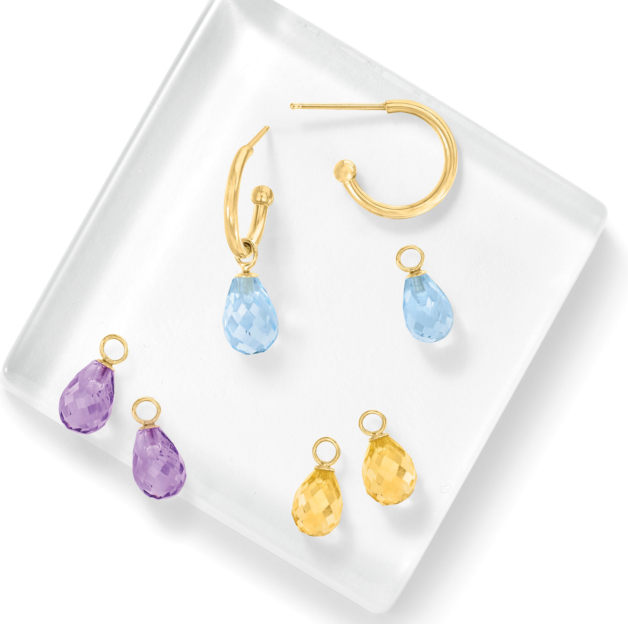 Interchangeable Jewelry Set: 8.00ct. t.w. Multi-Gemstone C Interchangeable Jewelry Set: 8.00ct. t.w. Multi-Gemstone C