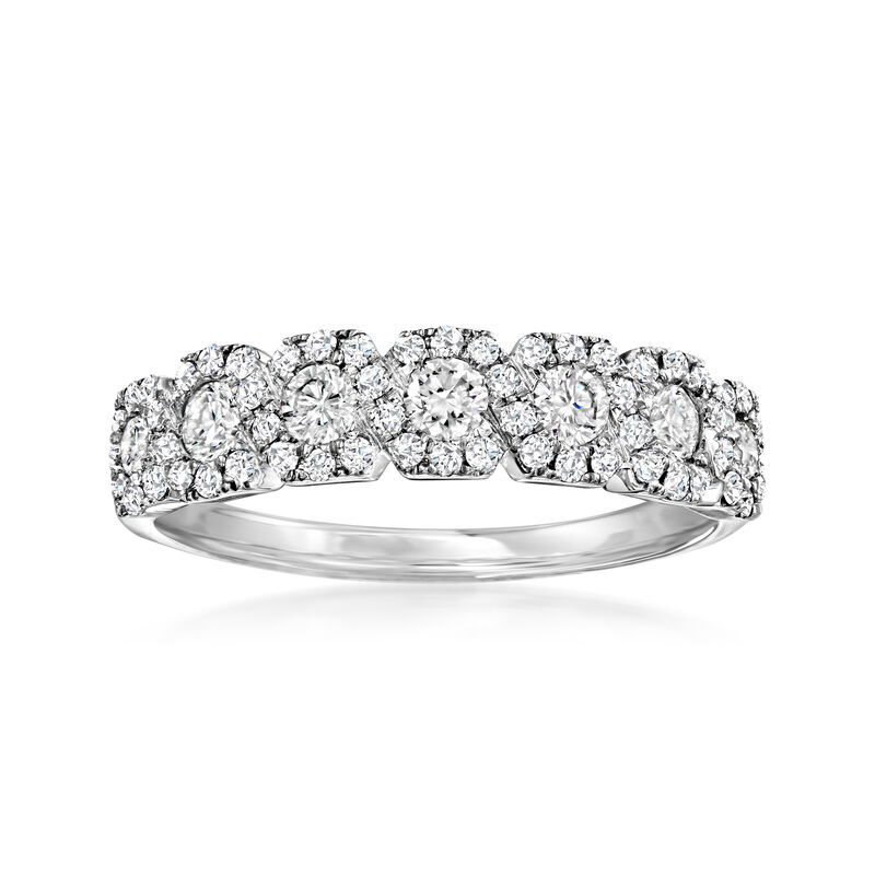 .69 ct. t.w. Diamond Ring in 14kt White Gold image number 0