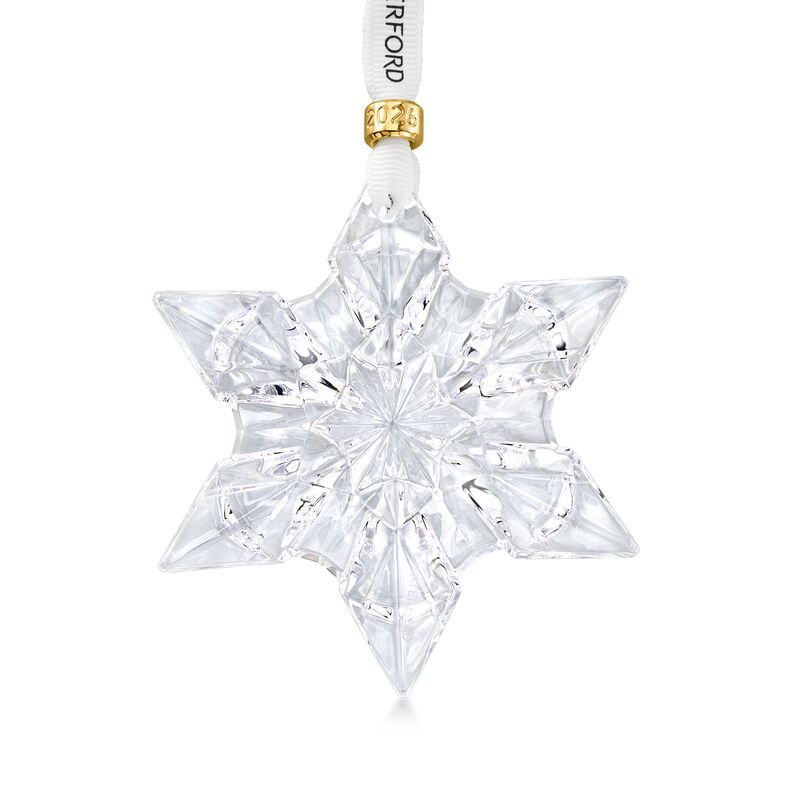 Waterford Crystal 2026 Annual Snowcrystal Ornament image number 0