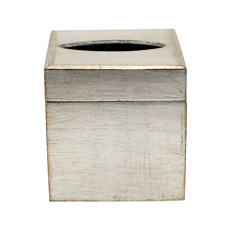 Vietri "Florentine" Platinum Tissue Box Cover from Italy image number 0