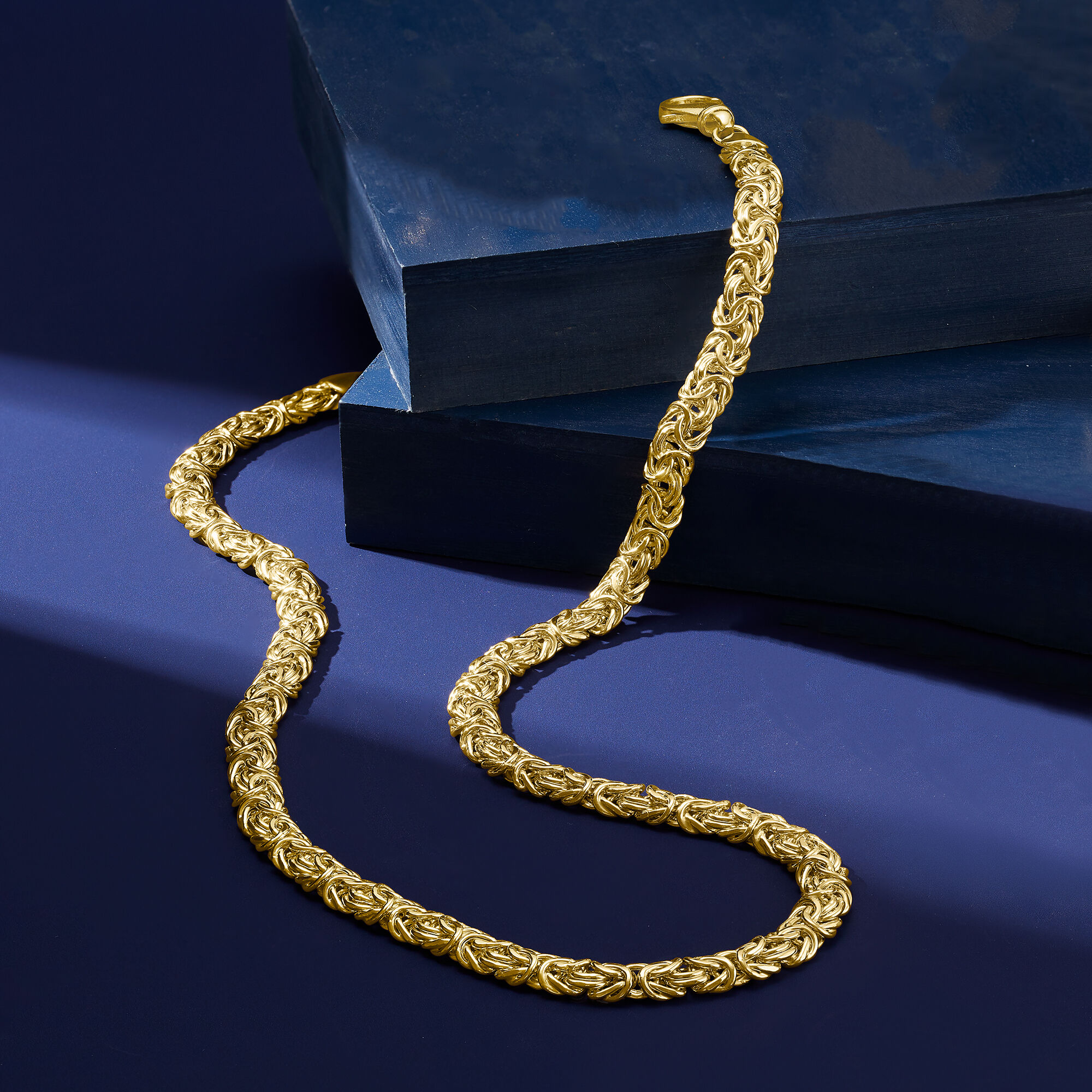 18kt Gold Over Sterling Byzantine Necklace