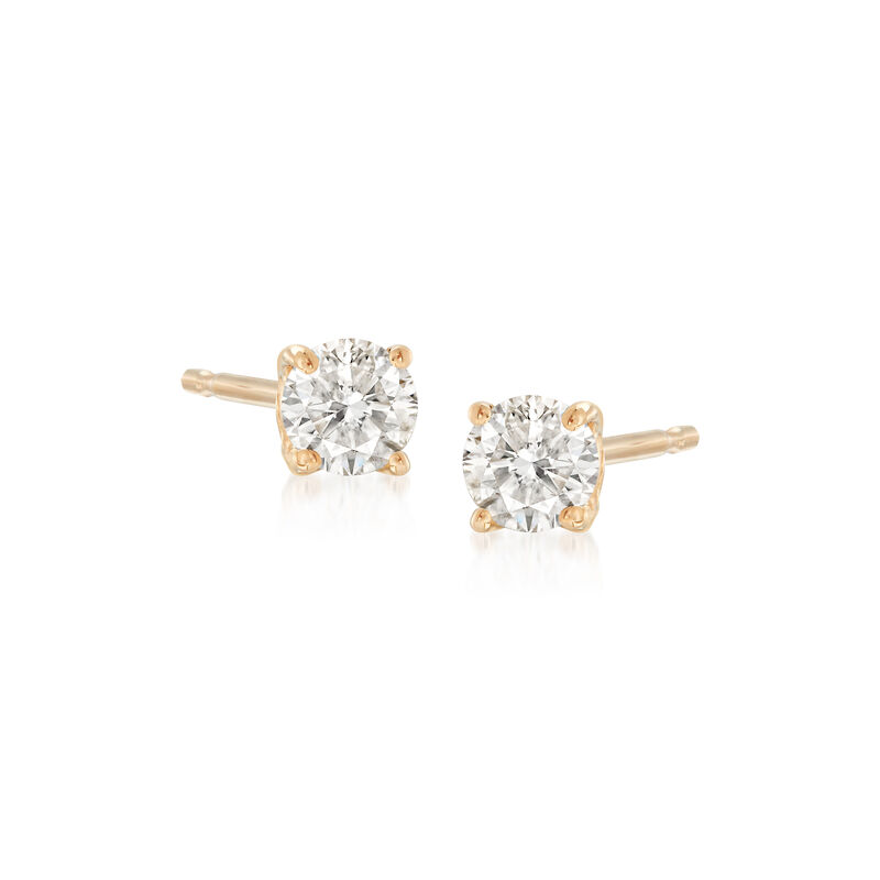 .25 ct. t.w. Diamond Stud Earrings in 14kt Yellow Gold image number 0