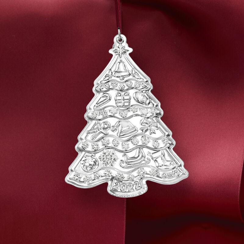 Gorham 2022 Sterling Silver Annual Christmas Tree Ornament - 6th Edition image number 6