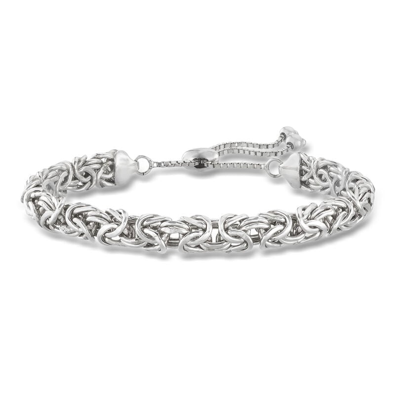 Sterling Silver Byzantine Bolo Bracelet image number 0