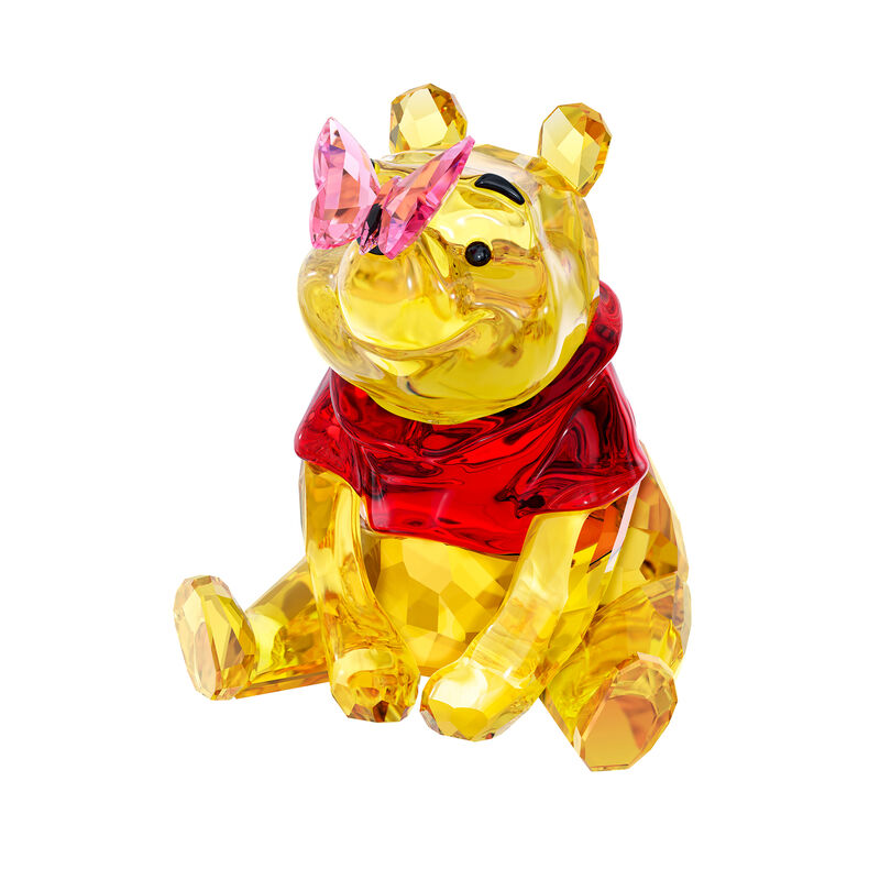 Swarovski Crystal Disney Winnie the Pooh with Butterfly Figurine image number 0