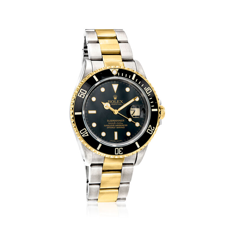 Pre-Owned Rolex Submariner Men's 40mm Automatic Stainless Steel and 18kt Yellow Gold Watch  image number 0