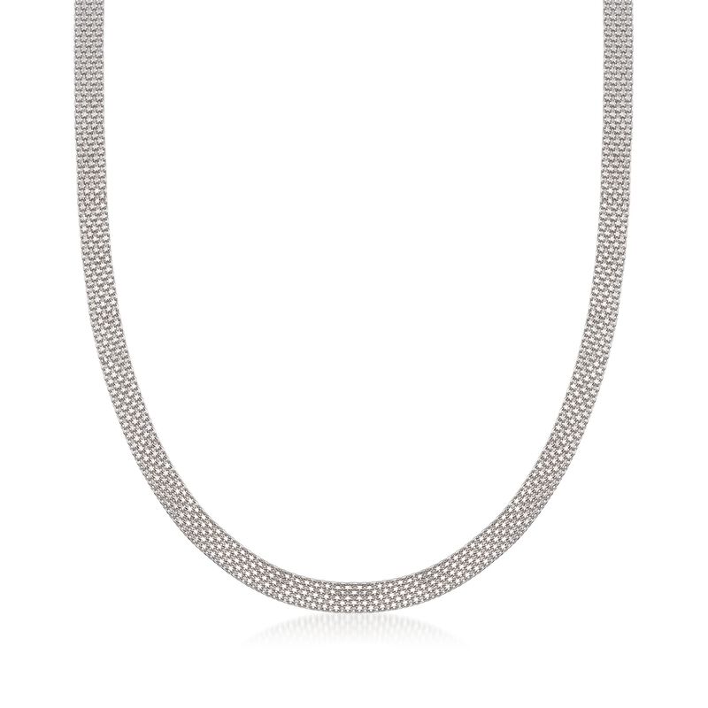 Sterling Silver Bismark-Link Necklace image number 0